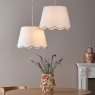 Dar Lighting Dar - Poma Natural Linen Tapered Drum Shade (45cm)