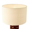 Dar Lighting Dar - Raja Table Lamp Red With Shade
