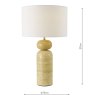 Dar Lighting Dar - Soyala Table Lamp Brown Base Only