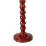 Dar Lighting Dar - Spool Table Lamp Red With Shade