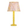 Dar Lighting Dar - Spool Table Lamp Yellow With Shade
