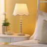Dar Lighting Dar - Spool Table Lamp Taupe With Shade