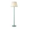 Dar Lighting Dar - Spool Floor Lamp Blue With Shade