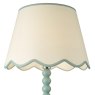 Dar Lighting Dar - Spool Floor Lamp Blue With Shade