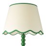 Dar Lighting Dar - Spool Floor Lamp Green With Shade