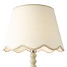 Dar Lighting Dar - Spool Floor Lamp Taupe With Shade