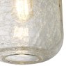 Dar Lighting Dar - Tavia Pendant (Matt Black and Glass)
