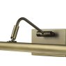 Dar Lighting Dar Tyrus - Brushed Bronze Picture Light LED (50cm)