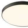 Dar Lighting Dar Essien - White Ceiling Light with Black Edge (LED)