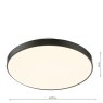 Dar Lighting Dar Essien - White Ceiling Light with Black Edge (LED)