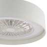 Dar Lighting Dar - Fan Flush White With Shade LED