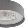 Dar Lighting Dar - Fan Flush White With Shade LED