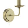 Dar Lighting Dar Favian - Wall Light Matt (Bronze Bracket Only)