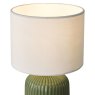 Dar Lighting Dar Gigi - Green Table Lamp With Shade (Twin Pack)