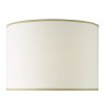 Dar Lighting Dar Idella - White Linen Drum Shade (36cm)