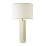 Dar Lighting Dar Idella - White Linen Drum Shade (36cm)