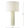 Dar Lighting Dar Idella - Taupe Table Lamp (With Shade)