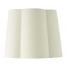 Dar Lighting Dar - Jordana Ivory Cotton Tapered Drum Shade