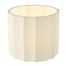 Dar Lighting Dar - Noura Ivory Linen Drum Shade (18cm)