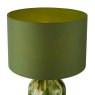 Dar Lighting Dar - Nuria Table Lamp Green Art Glass With Shade