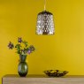 Dar Lighting Dar - Varius Pendant Matt Black and Smoked Glass