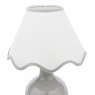 Dar Lighting Laura Ashley - Bramhope Table Lamp (Grey Ceramic with Shade)