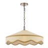 Dar Lighting Laura Ashley - Buckenham 1 Light Pendant (Rattan)