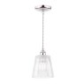 Dar Lighting Laura Ashley - Callaghan Pendant (Polished Nickel)