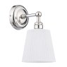 Dar Lighting Laura Ashley - Callaghan Wall Light (Polished Nickel and Glass)