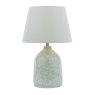 Dar Lighting Laura Ashley - Campion Table Lamp (Duck Egg Ceramic with Shade)