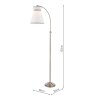 Laura Ashley Lighting Laura Ashley - Dearham Floor Lamp Antique Brass