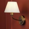 Dar Lighting Laura Ashley - Denston Wall Light (Antique Bronze)