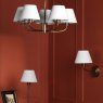 Dar Lighting Laura Ashley - Denston 5 Light Pendant (Antique Bronze)
