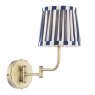 Dar Lighting Laura Ashley - Denwick Wall Light (Matt Antique Brass)