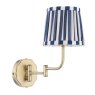 Dar Lighting Laura Ashley - Denwick Wall Light (Matt Antique Brass)