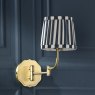 Dar Lighting Laura Ashley - Denwick Wall Light (Matt Antique Brass)