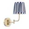 Dar Lighting Laura Ashley - Denwick Wall Light (Matt Antique Brass)