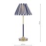 Dar Lighting Laura Ashley - Denwick Table Lamp (Matt Antique Brass)