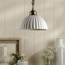 Dar Lighting Laura Ashley - Durford Pendant (Matt Antique Brass)