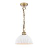 Dar Lighting Laura Ashley - Durford Pendant (Matt Antique Brass)