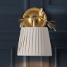 Dar Lighting Laura Ashley - Egelton Wall Light (Brass)