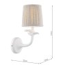 Dar Lighting Laura Ashley - Eleni Wall Light