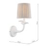 Dar Lighting Laura Ashley - Eleni Wall Light