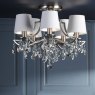 Dar Lighting Laura Ashley - Enstone Semi-Flush Chandelier
