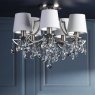 Dar Lighting Laura Ashley - Enstone Semi-Flush Chandelier