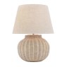 Dar Lighting Laura Ashley - Fernhill Large Rattan Table Lamp