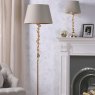 Laura Ashley Lighting Laura Ashley - Halton Floor Lamp Gold Leaf