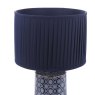 Dar Lighting Laura Ashley - Knipton Blue Table Lamp
