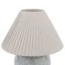 Dar Lighting Laura Ashley - Montford Blue Table Lamp