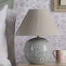 Dar Lighting Laura Ashley - Montford Blue Table Lamp